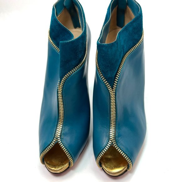 🌷❤️‍🔥SPRING SALE 🔥 FINAL PRICE🌷💥Christian Louboutin Col Zippe Booties 36.5 - Picture 2 of 7